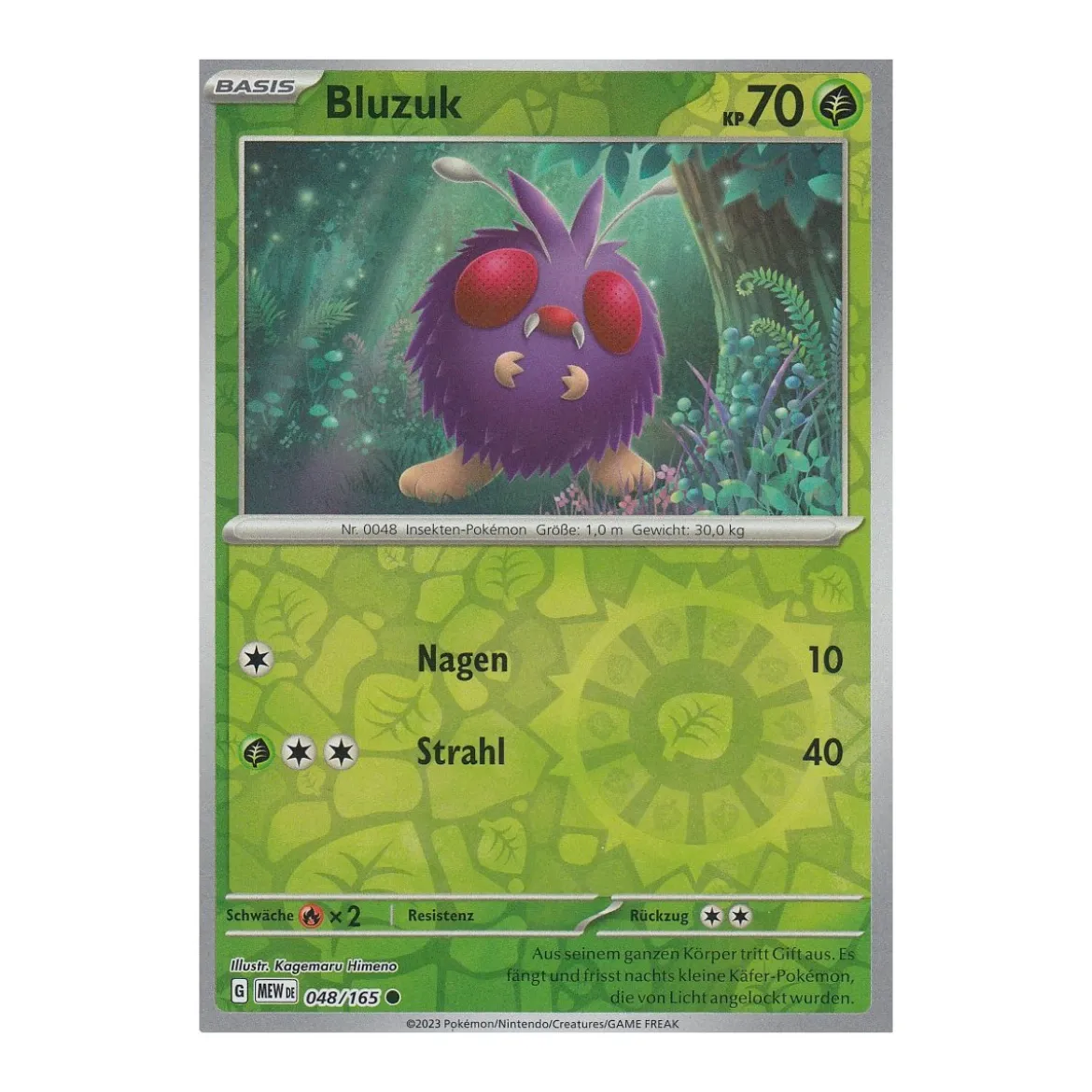 Bluzuk 048/165 REVERSE HOLO