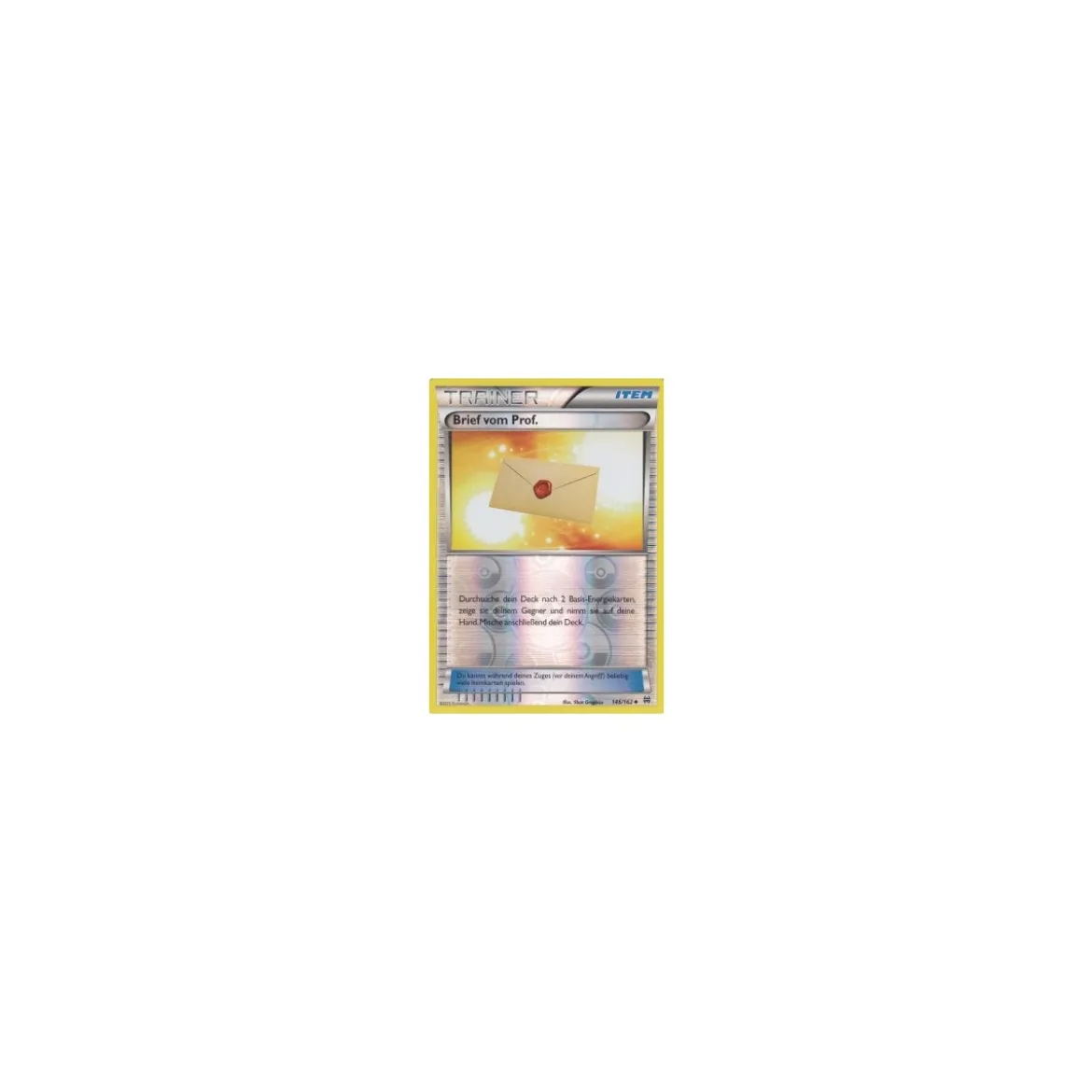 Brief vom Prof. 146/162 REVERSE HOLO