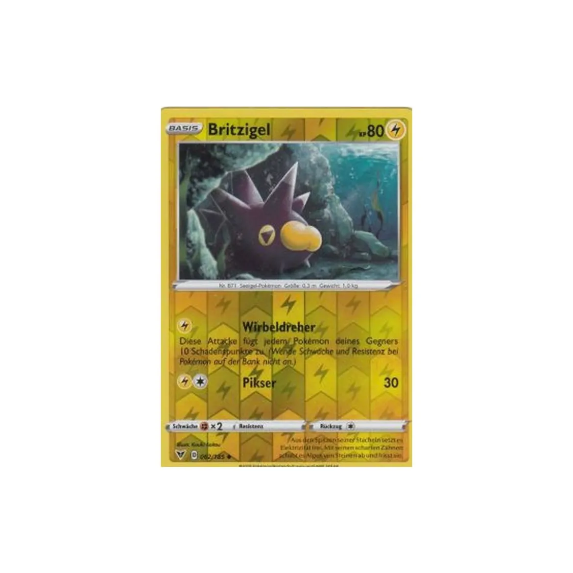 Britzigel 062/185 REVERSE HOLO