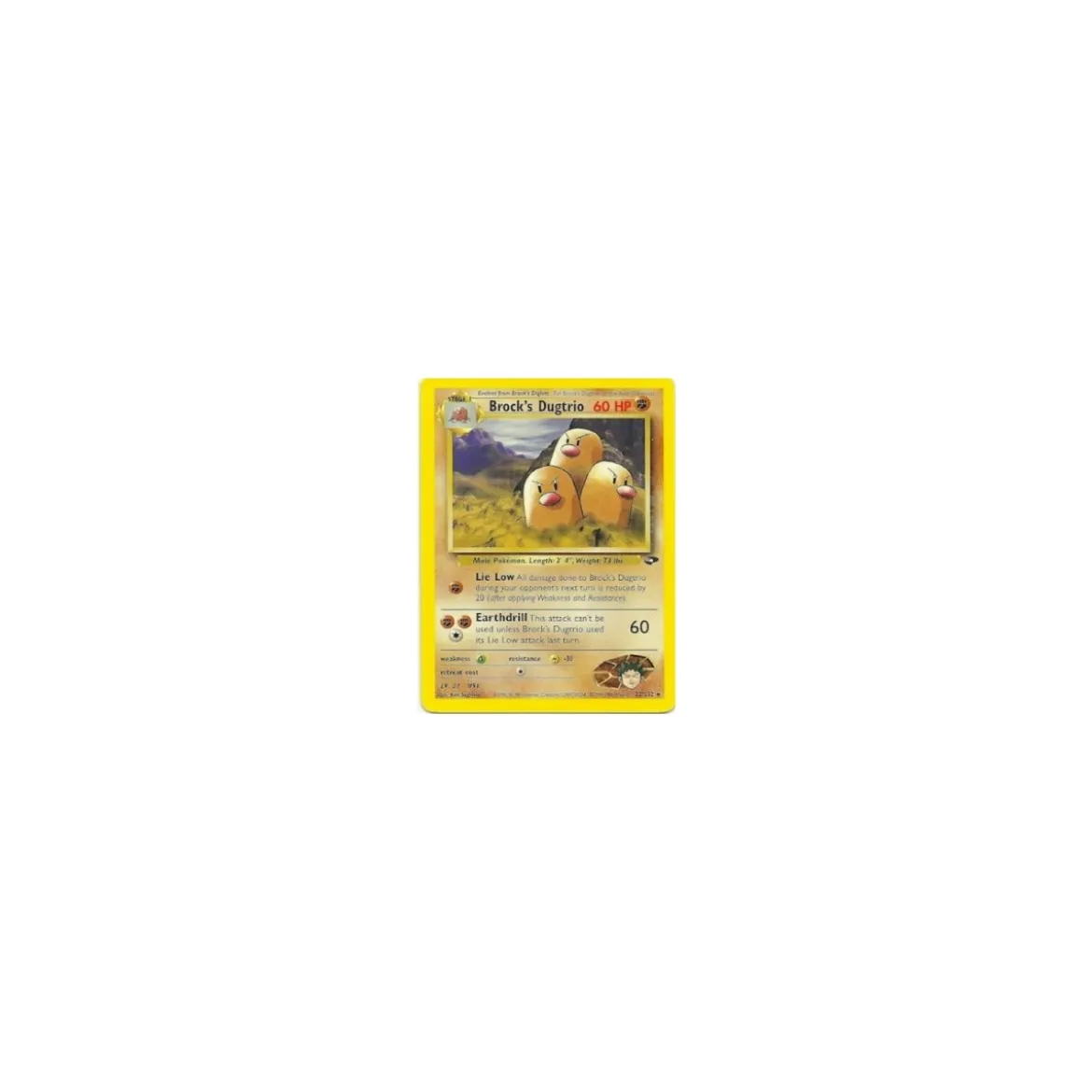 Brock's Dugtrio 22/132 BESPIELT
