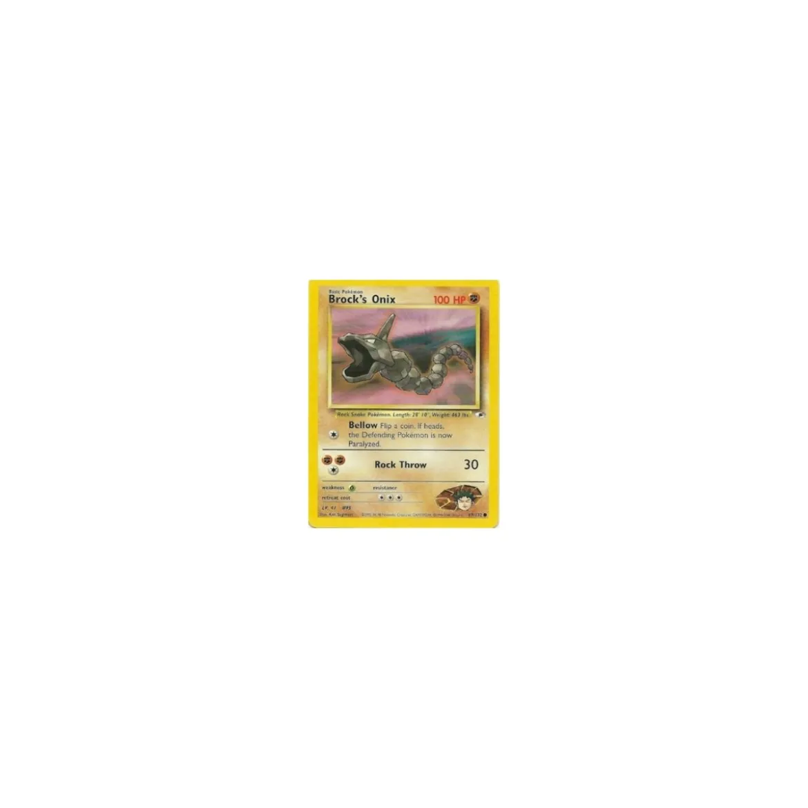 Brock's Onix 69/132 BESPIELT