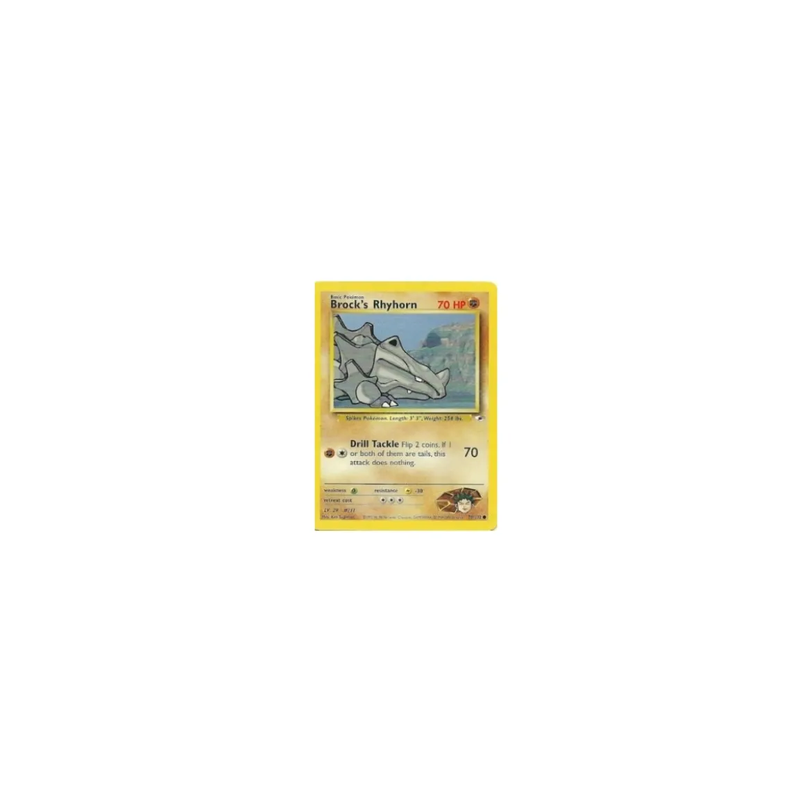 Brock's Rhyhorn 70/132 1. Edition BESPIELT