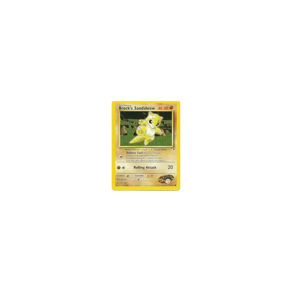 Brock's Sandshrew 071/132