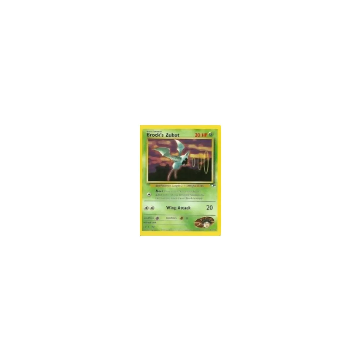 Brock's Zubat 24/132 BESPIELT