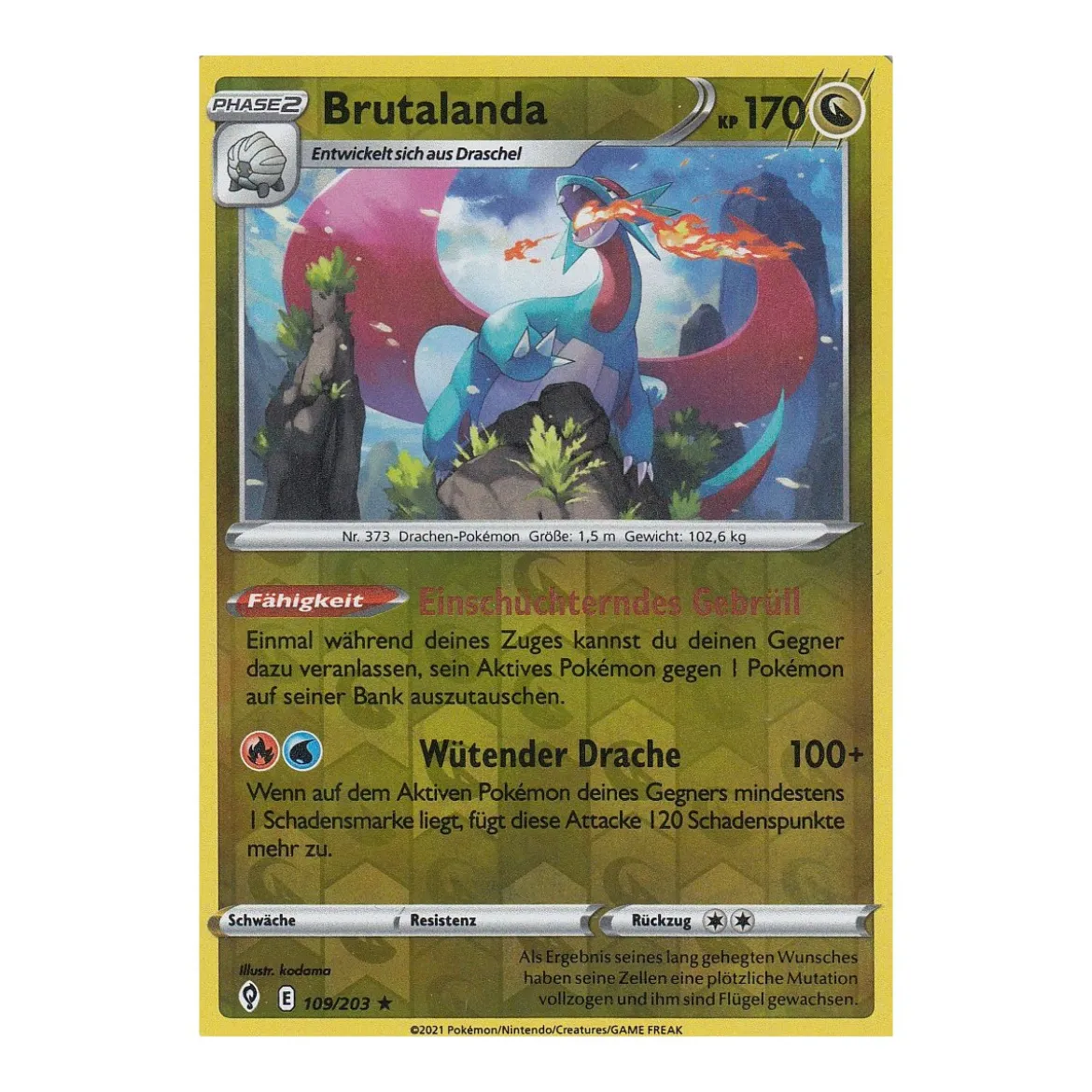 Brutalanda 109/203 HOLO REVERSE HOLO