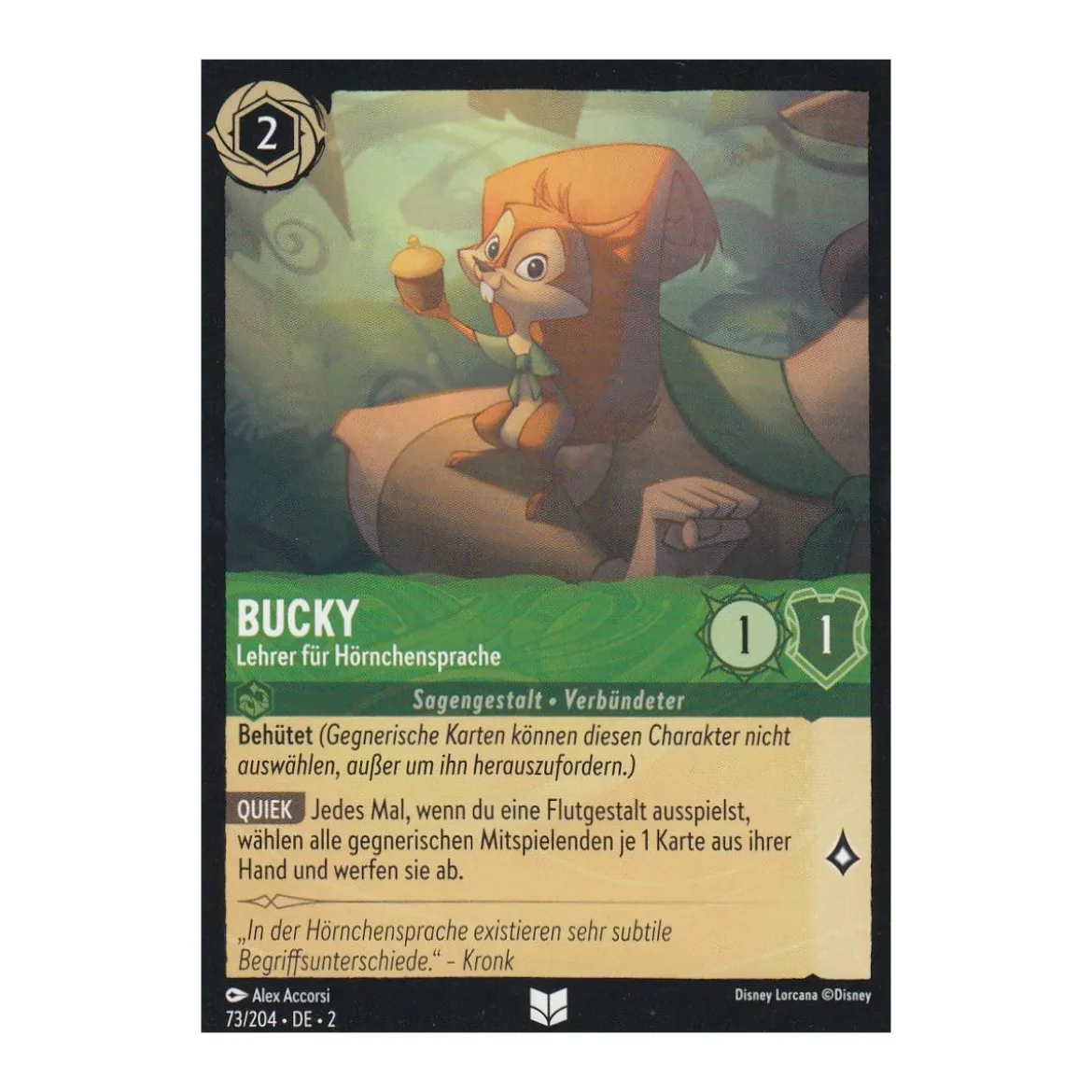 Bucky - Lehrer für Hörnchensprache 073/204