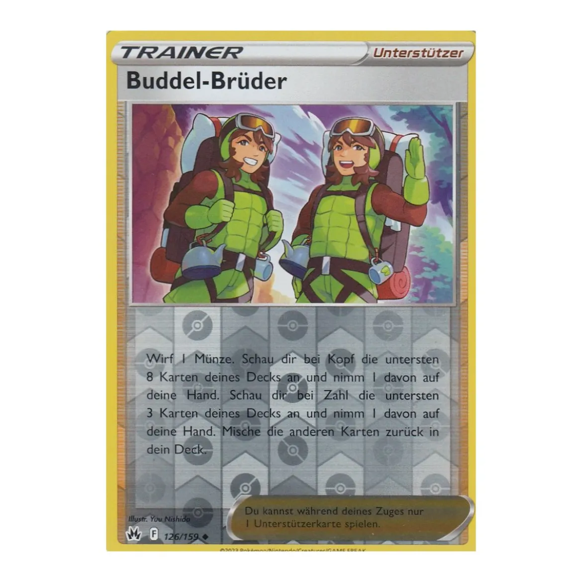 Buddel-Brüder 126/159 REVERSE HOLO