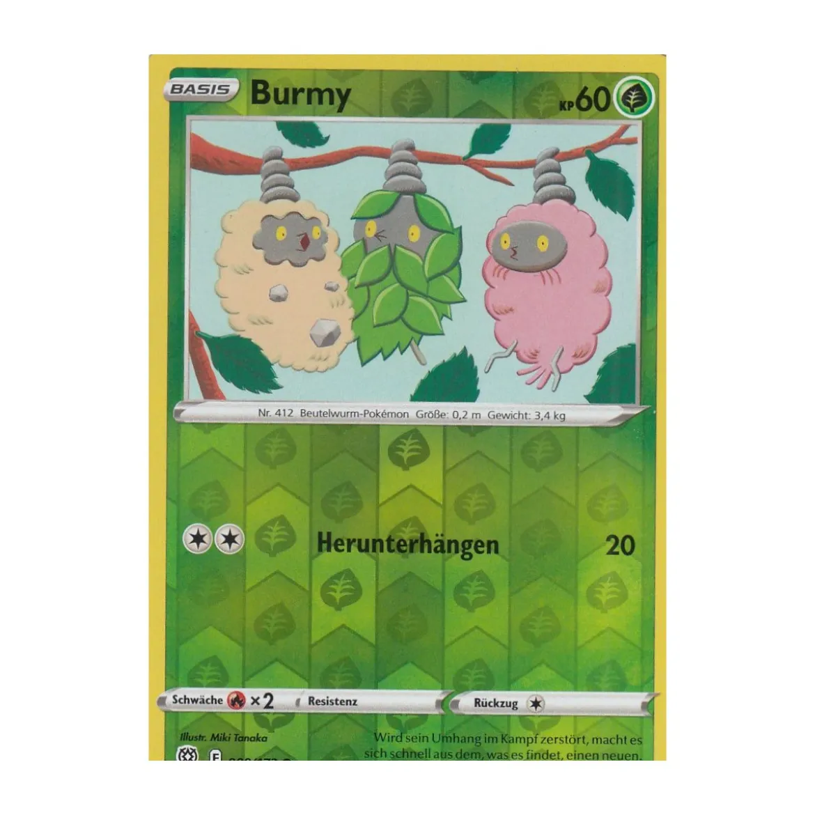 Burmy 009/172 REVERSE HOLO