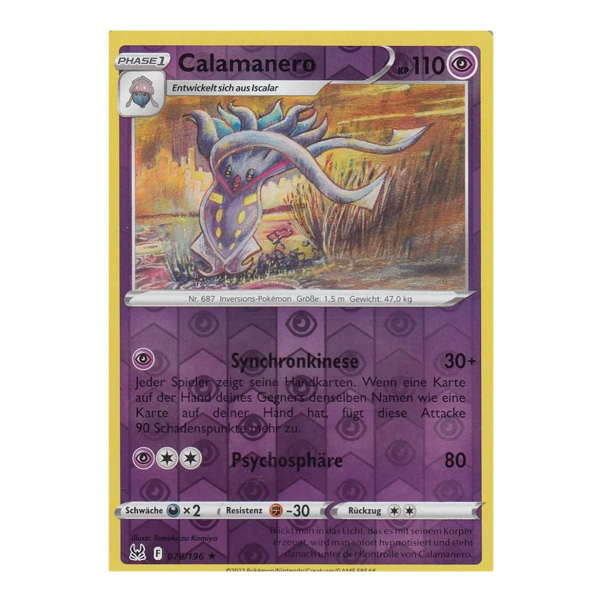 Calamanero 078/196 REVERSE HOLO