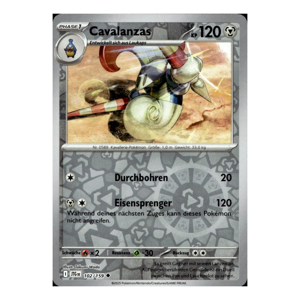 Cavalanzas 102/159 REVERSE HOLO