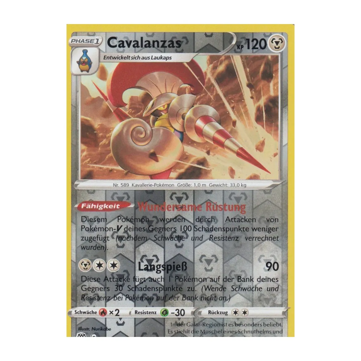 Cavalanzas 101/172 REVERSE HOLO
