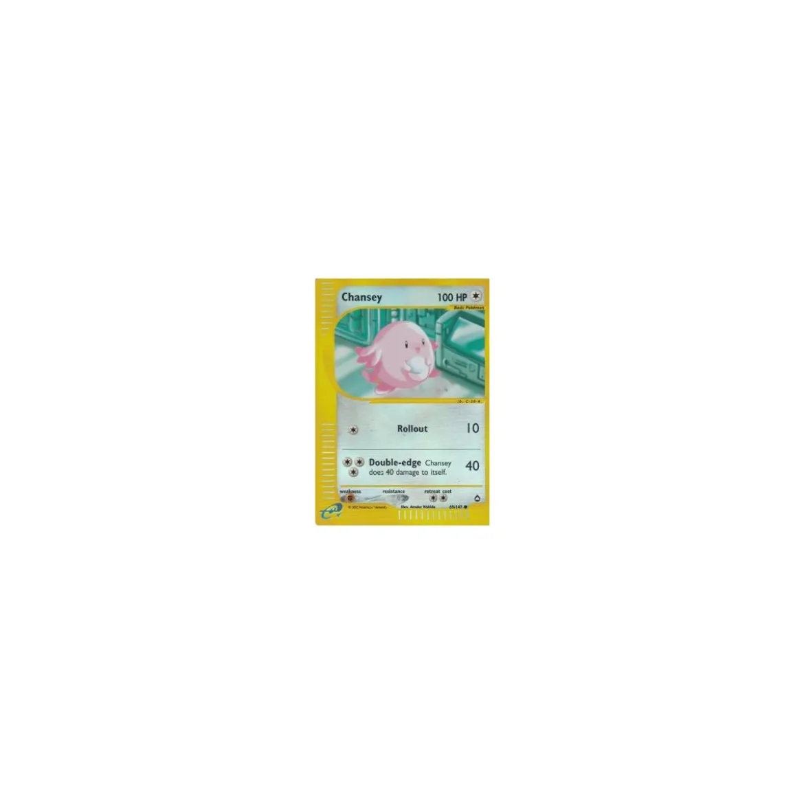 Chansey 69/147 REVERSE HOLO BESPIELT