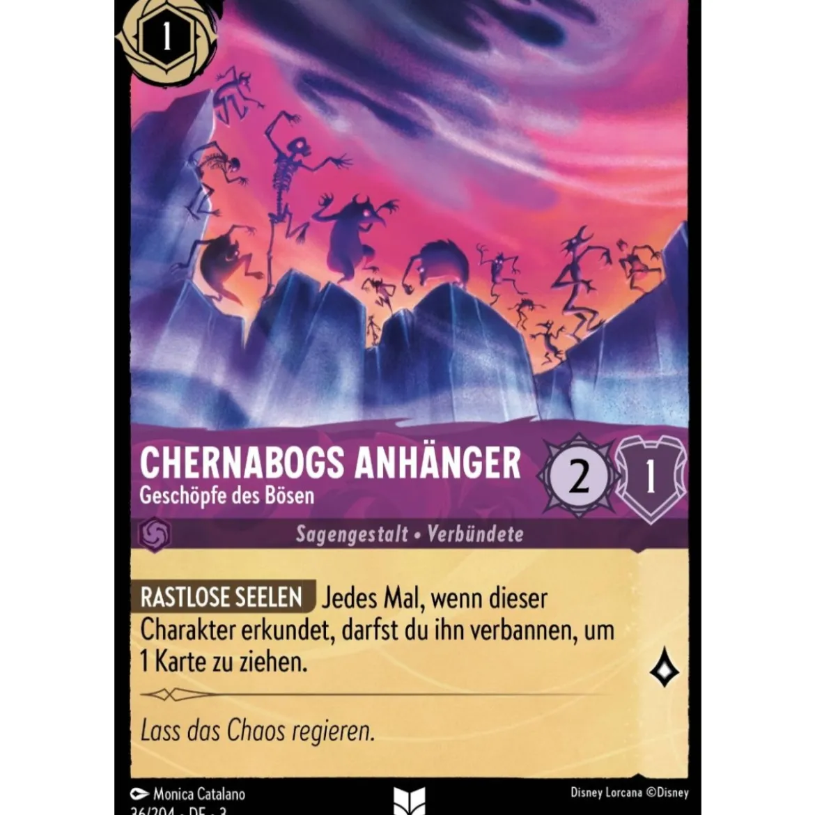 Chernabogs Anhänger - Geschöpfe des Bösen 3INK-036