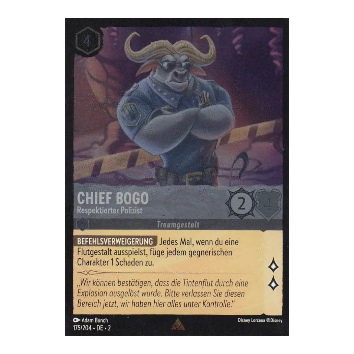 Chief Bogo - Respektierter Polizist Holo 175/204