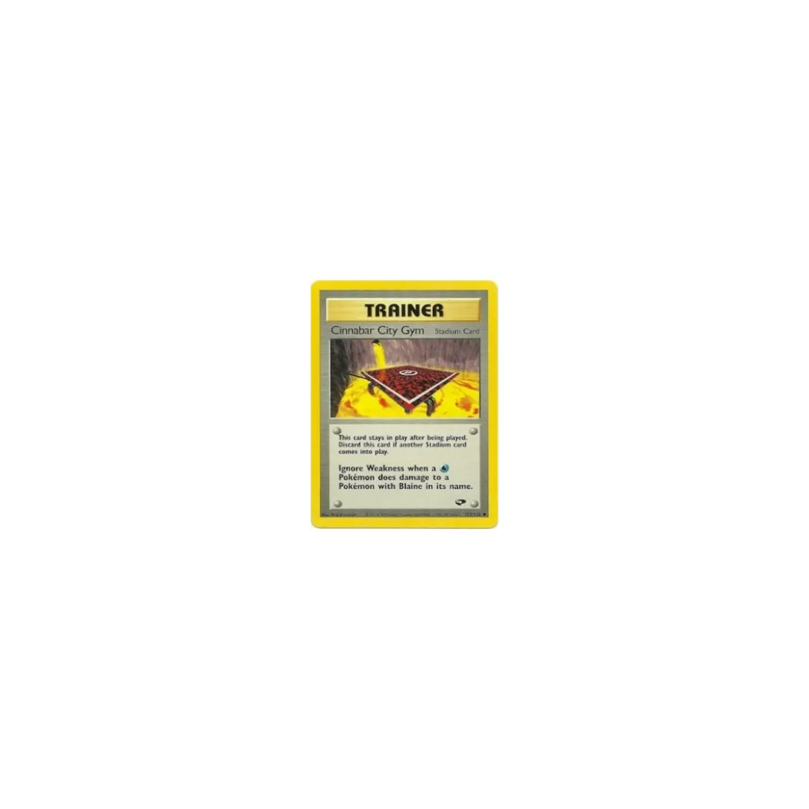 Cinnabar City Gym 113/132