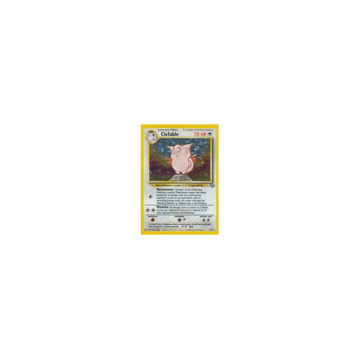 Clefable 1/64 HOLO