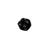 25cm großer Ultra Pro Jumbo D20 Plüschwürfel Schwarz