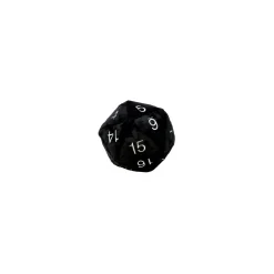 25cm großer Ultra Pro Jumbo D20 Plüschwürfel Schwarz