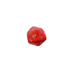25cm großer Ultra Pro Jumbo D20 Plüschwürfel Rot