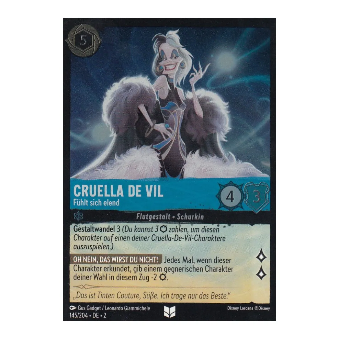 Cruella De Vil - Fühlt sich elend Holo 0145/204