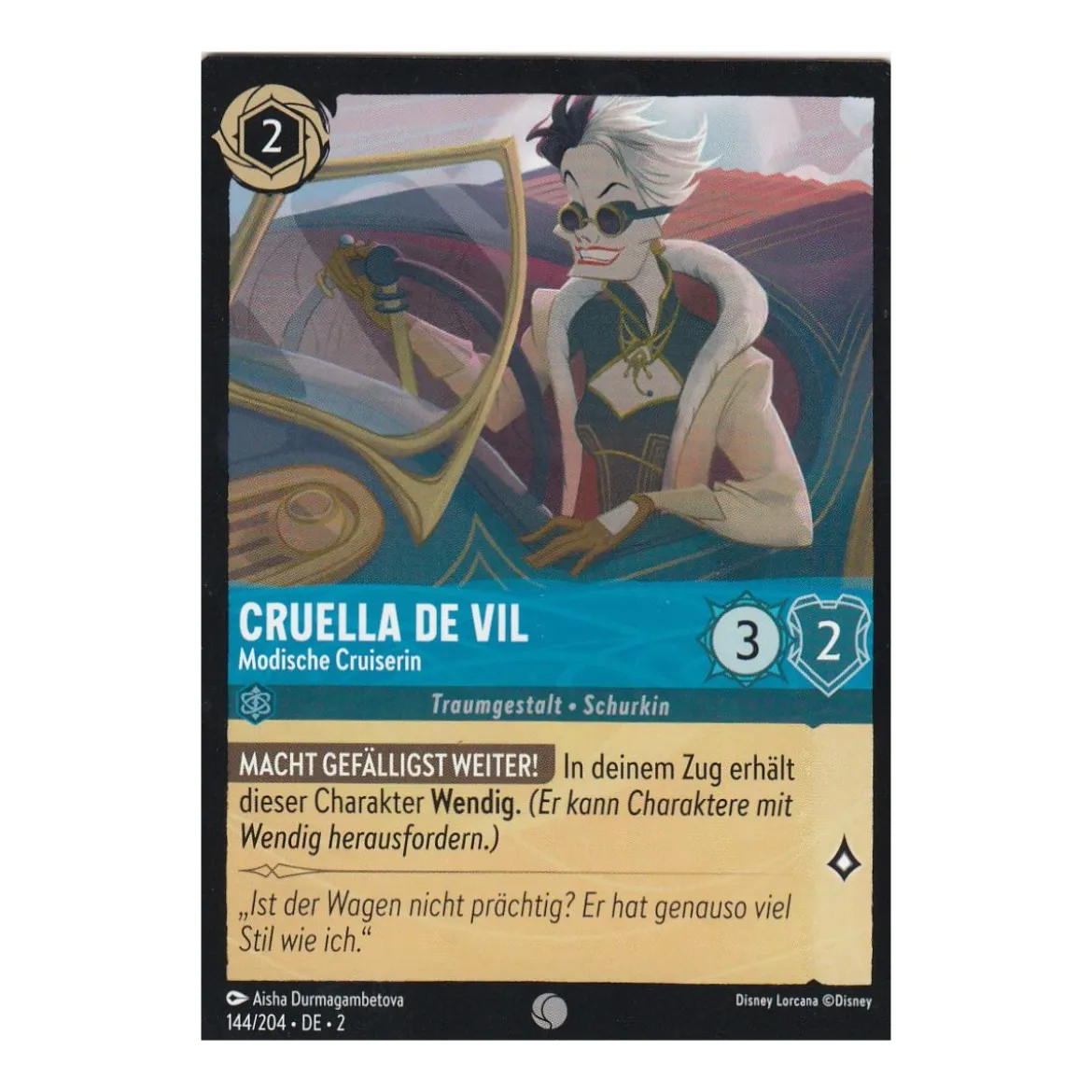 Cruella De Vil - Modische Cruiserin 144/204