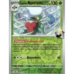 Cynthias Roserade 008/182 Holo REVERSE HOLO