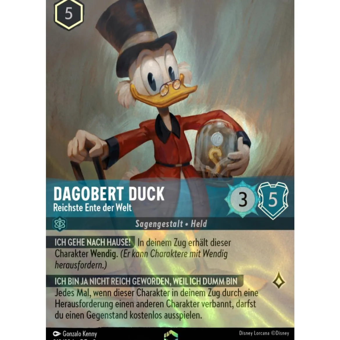 Dagobert Duck - Reichste Ente der Welt (V.2) 3INK-218