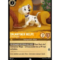 Dalmatiner Welpe - Schwanzwedler 3INK-004d