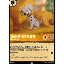 Dalmatiner Welpe - Schwanzwedler 3INK-004e-Holo