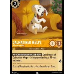 Dalmatiner Welpe - Schwanzwedler 3INK-004a