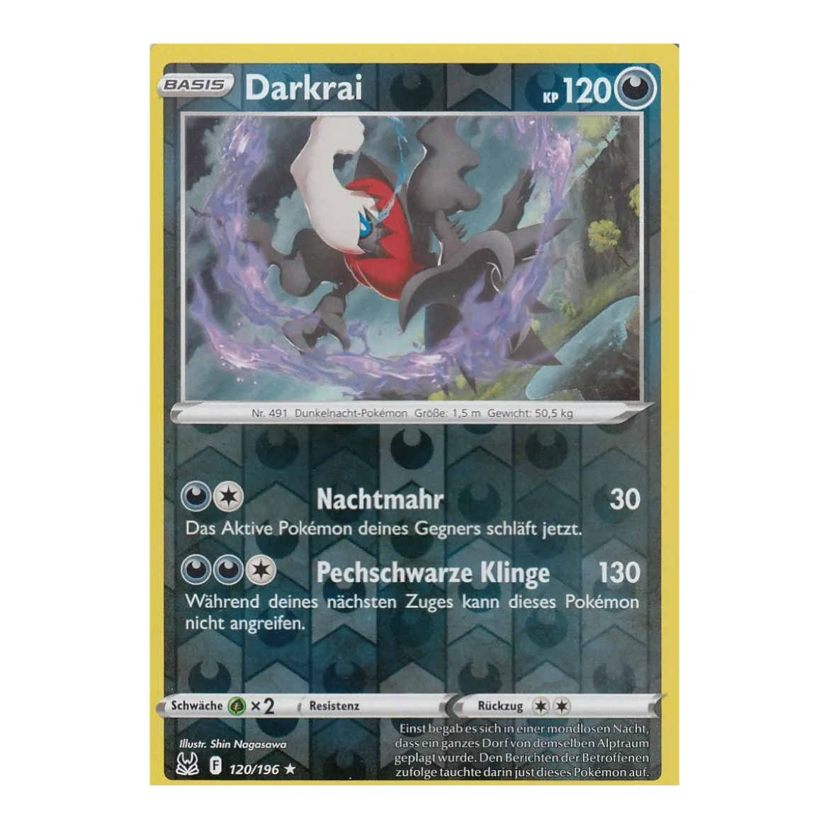 Darkrai 120/196 HOLO REVERSE HOLO