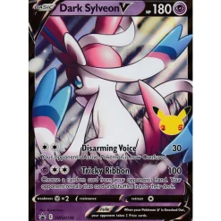 Dark Sylveon V SWSH134 PROMO XXL OVERSIZED/ÜBERGROß Celebrations
