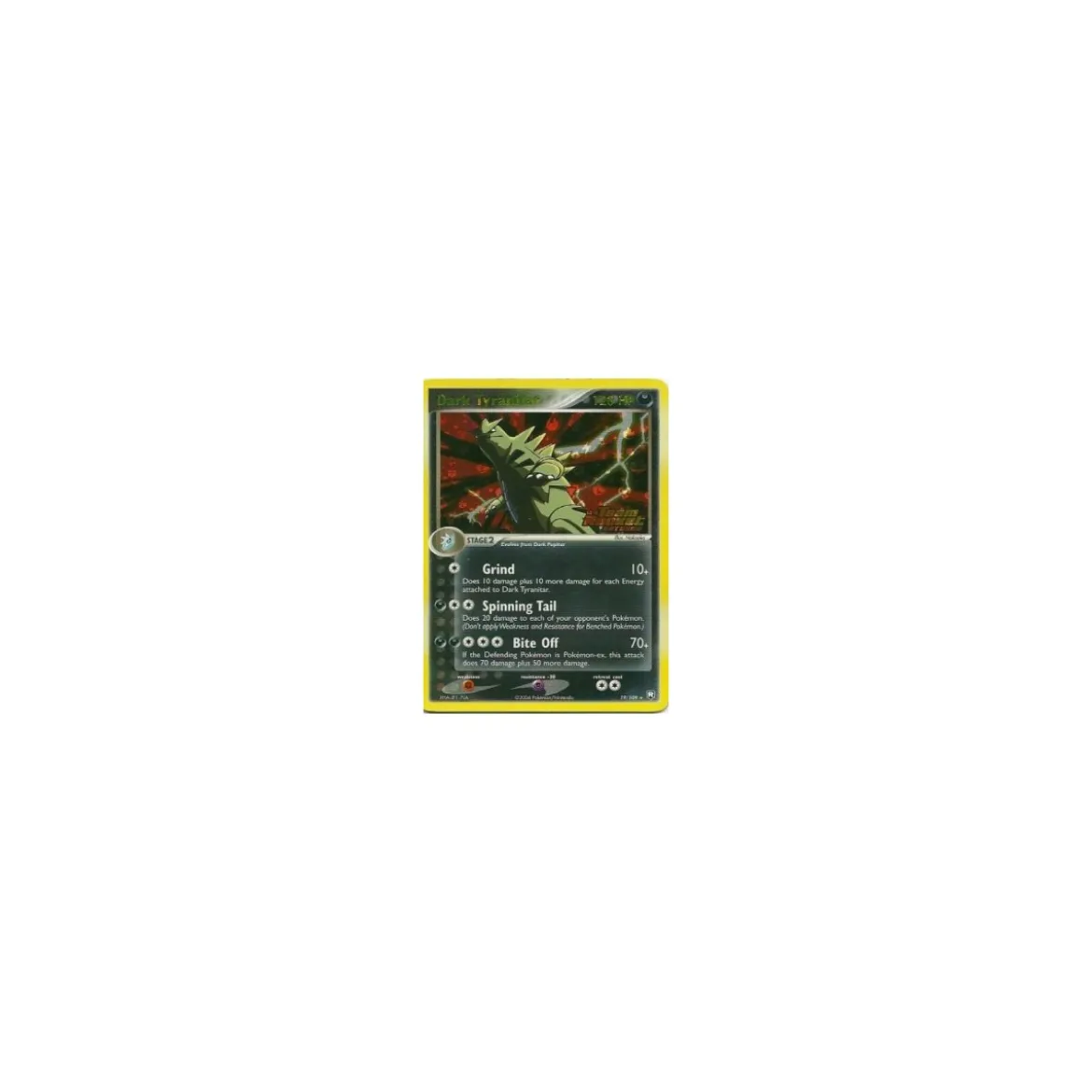 Dark Tyranitar 19/109 REVERSE HOLO GOLD