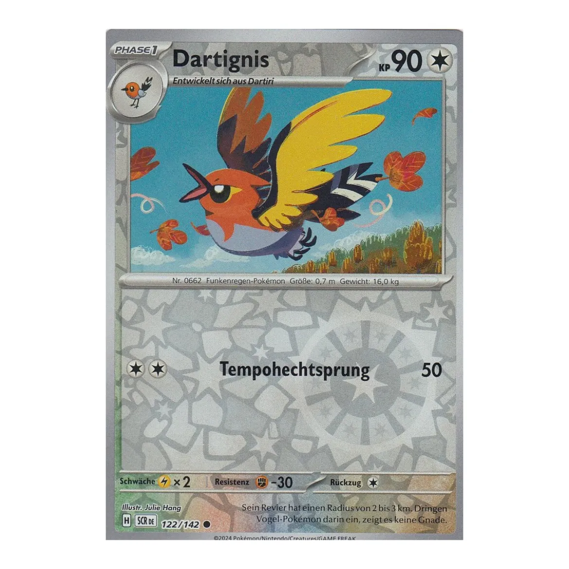 Dartignis 122/142 REVERSE HOLO