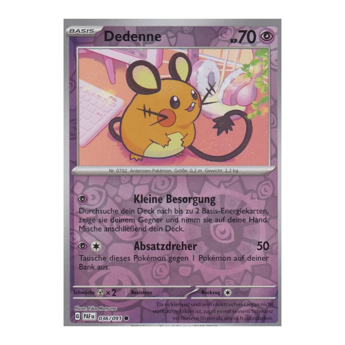Dedenne 036/091 REVERSE HOLO