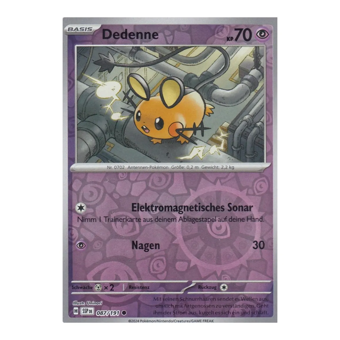 Dedenne 087/191 REVERSE HOLO