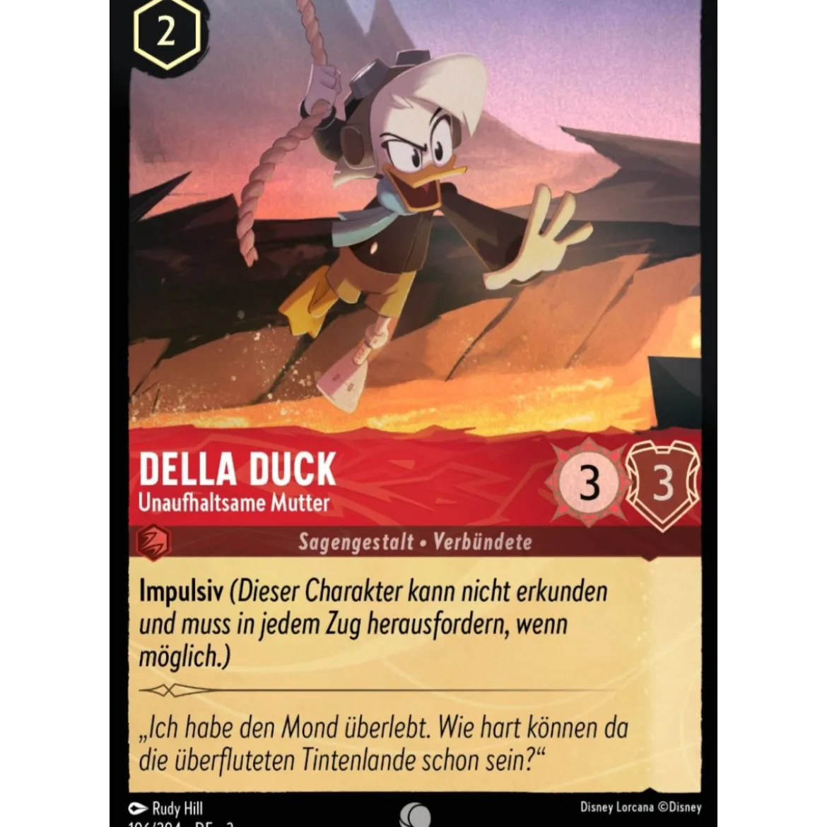 Della Duck - Unaufhaltsame Mutter 3INK-106-Holo