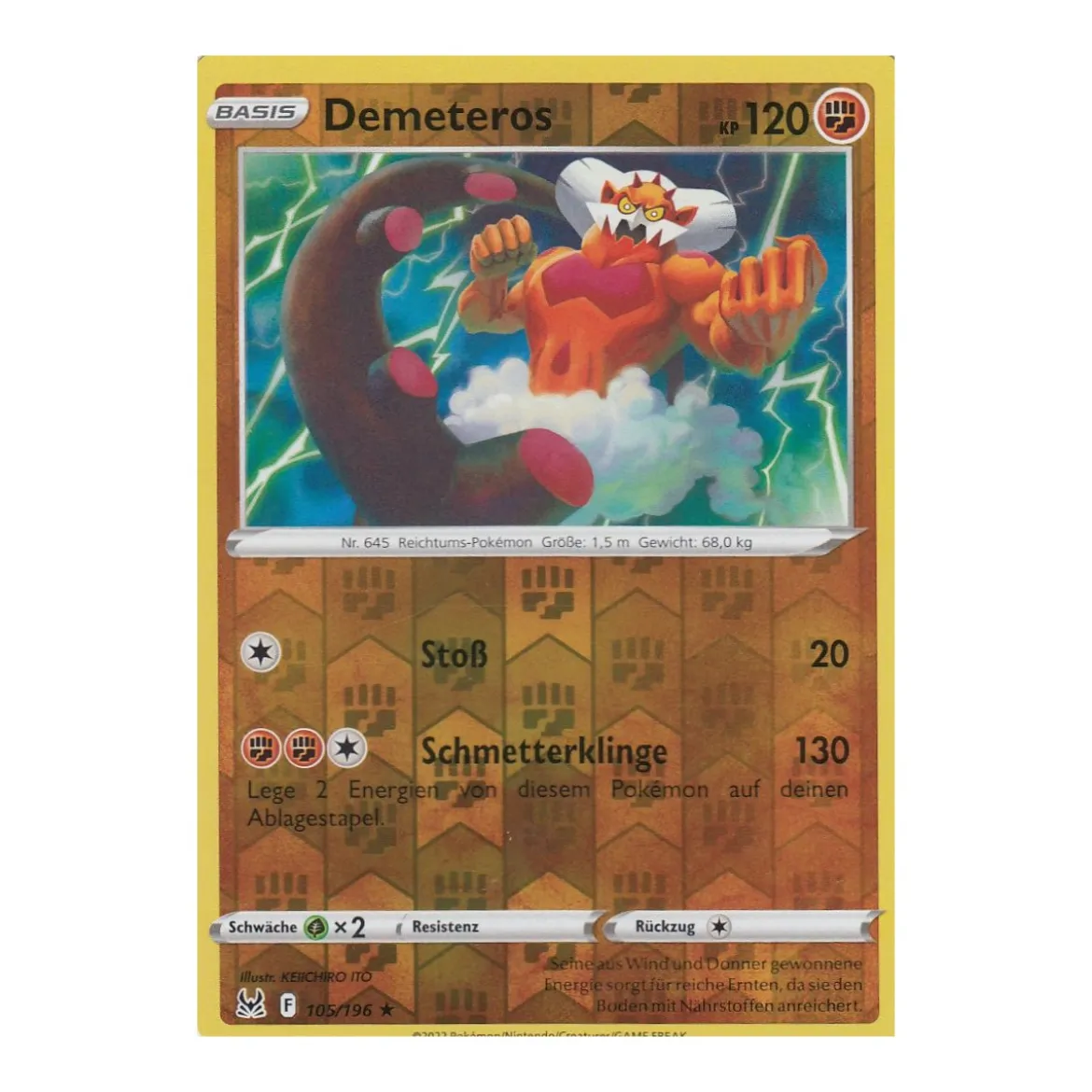 Demeteros 105/196 REVERSE HOLO