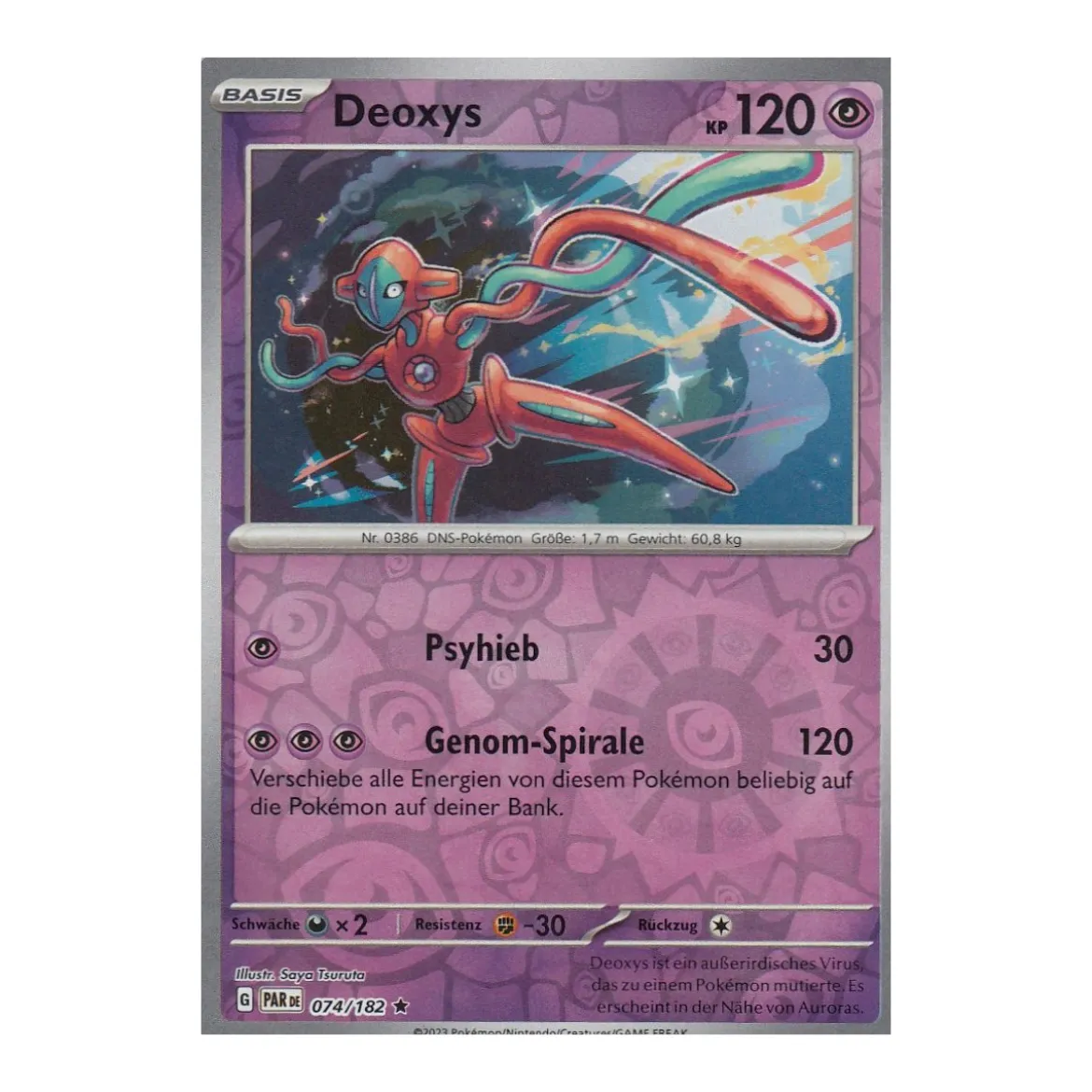 Deoxys 074/182 Holo REVERSE HOLO