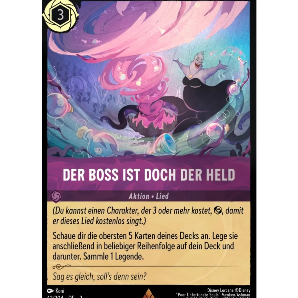 Der Boss ist doch der Held 3INK-063-Holo