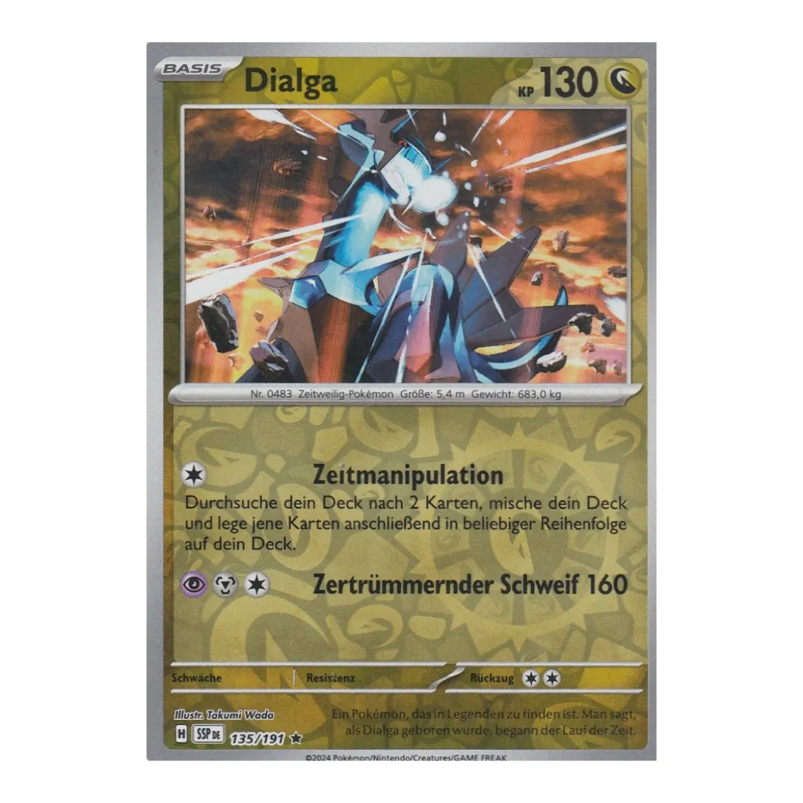 Dialga 135/191 Holo REVERSE HOLO
