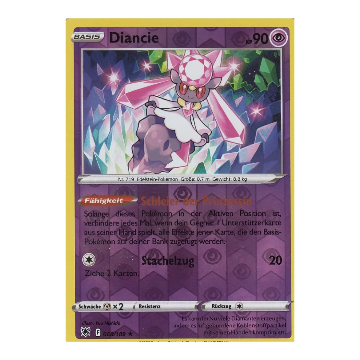 Diancie 068/189 HOLO REVERSE HOLO