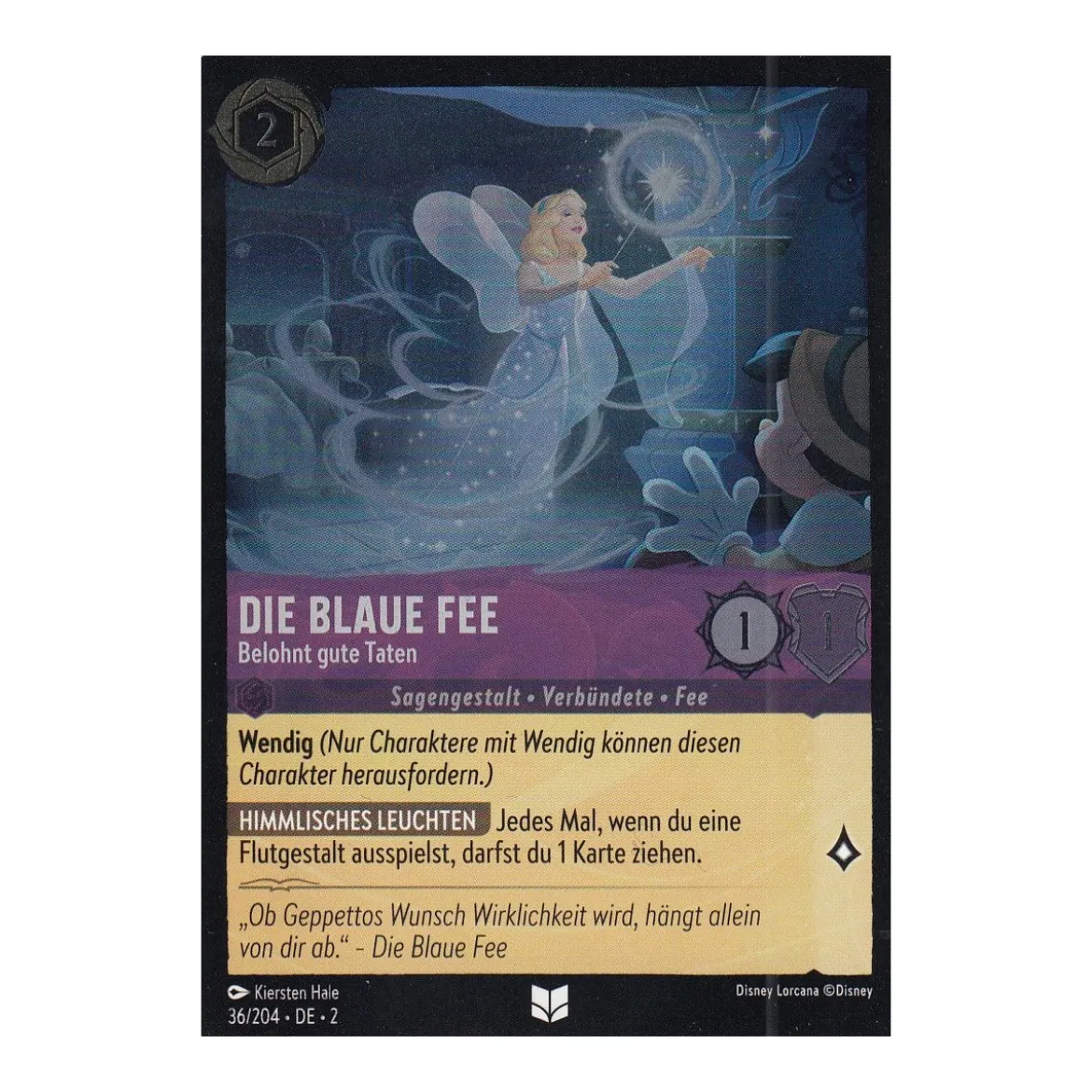 Die Blaue Fee - Belohnt gute Taten Holo 036/204