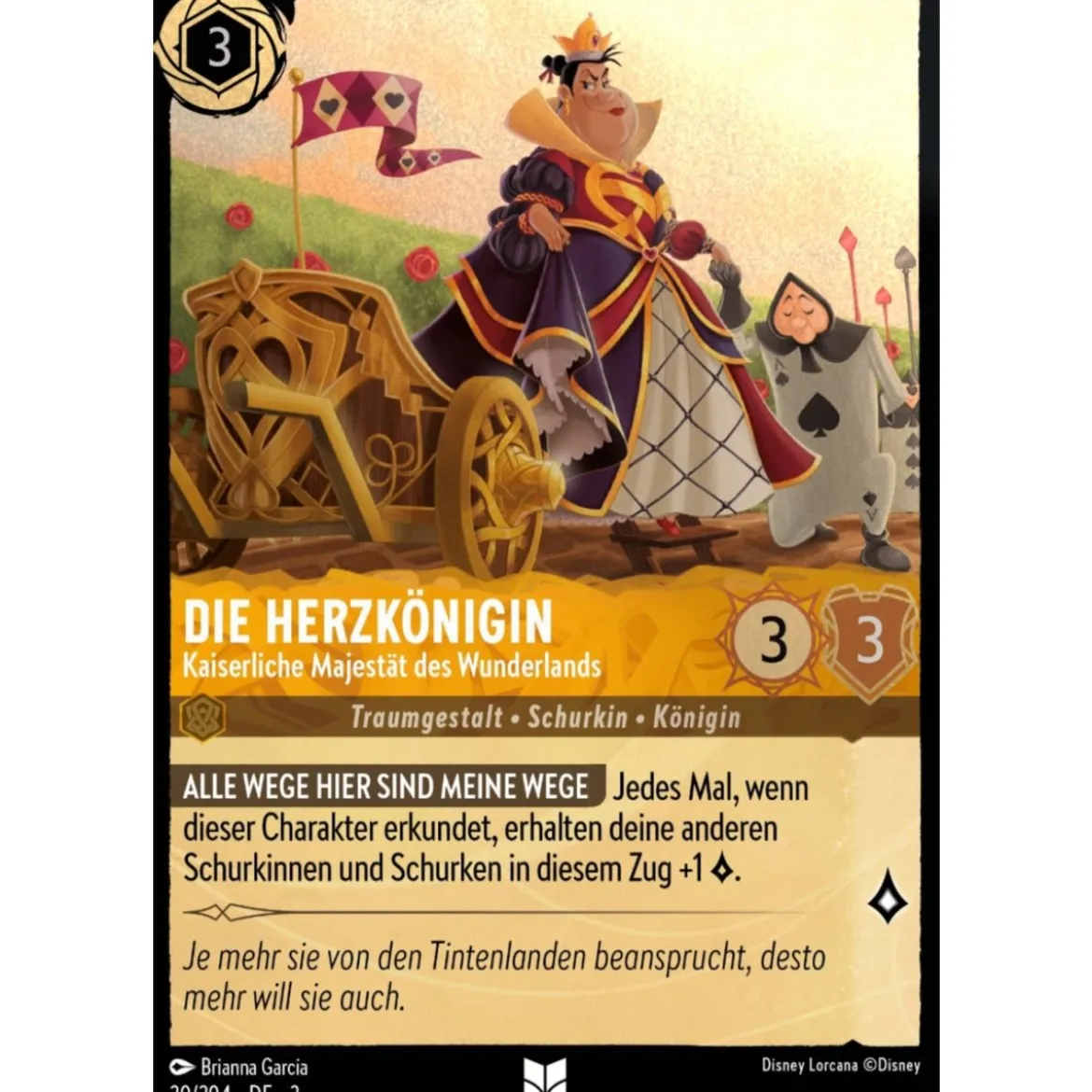 Die Herzkönigin - Kaiserliche Majestät des Wunderlands 3INK-020-Holo
