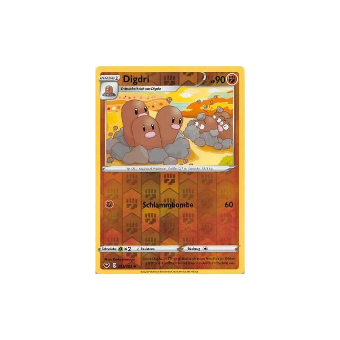 Digdri 093/202 REVERSE HOLO