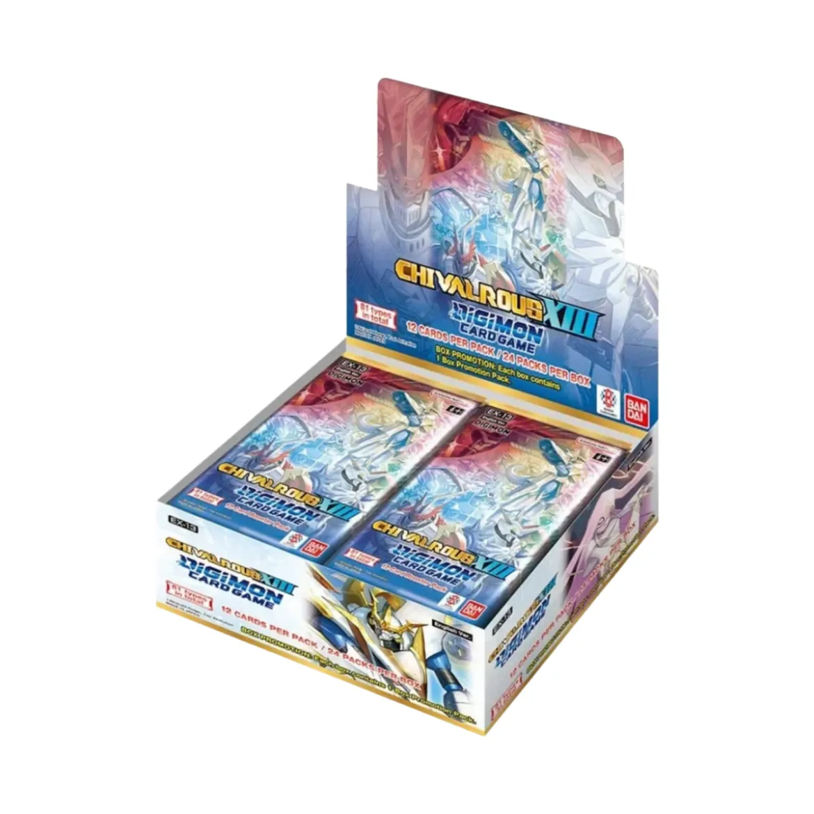 Digimon Card Game - Chivalrous XIII EX-13 Extra Booster Display (englisch)