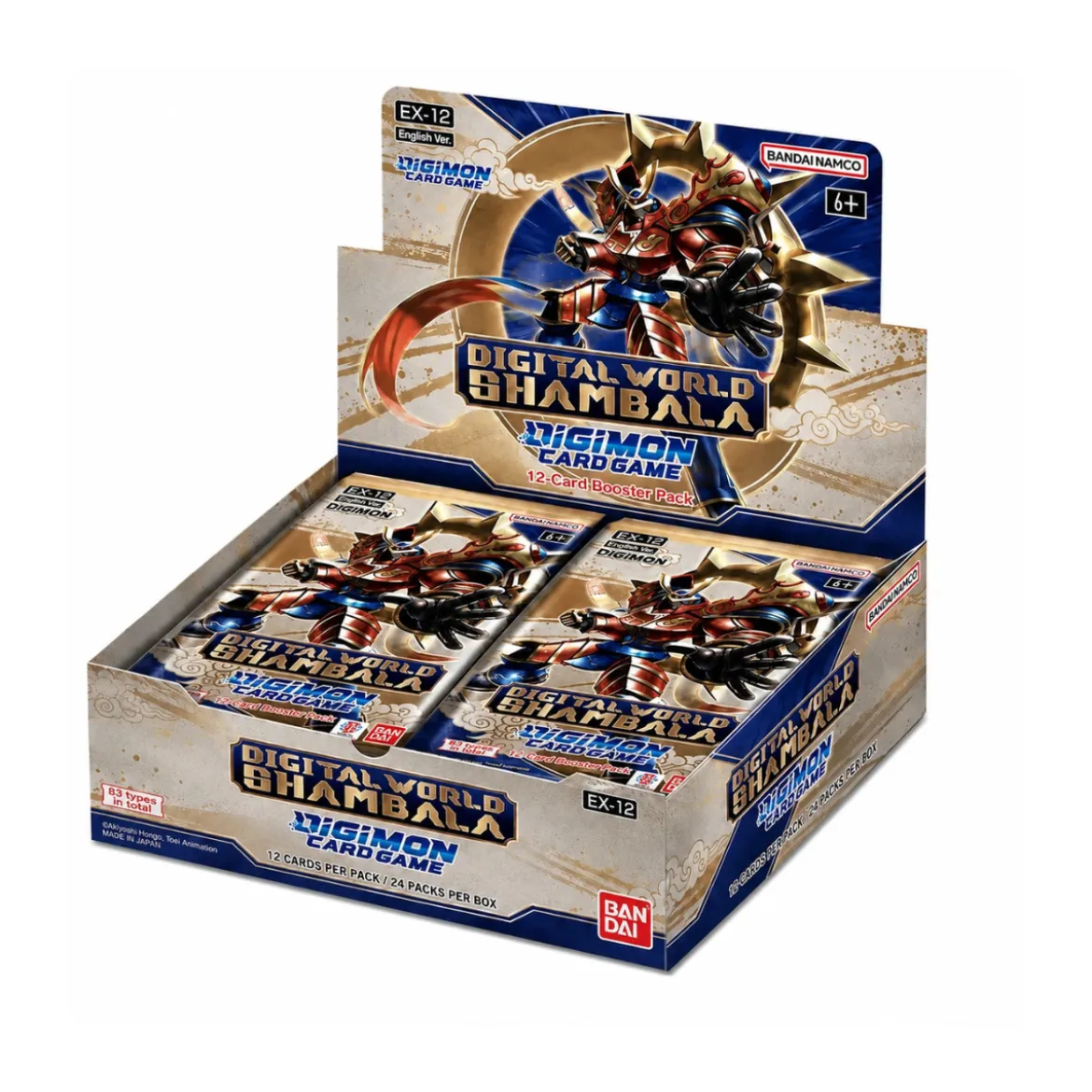 Digimon Card Game - Digital World Shambala EX-12 Extra Booster Display (englisch)