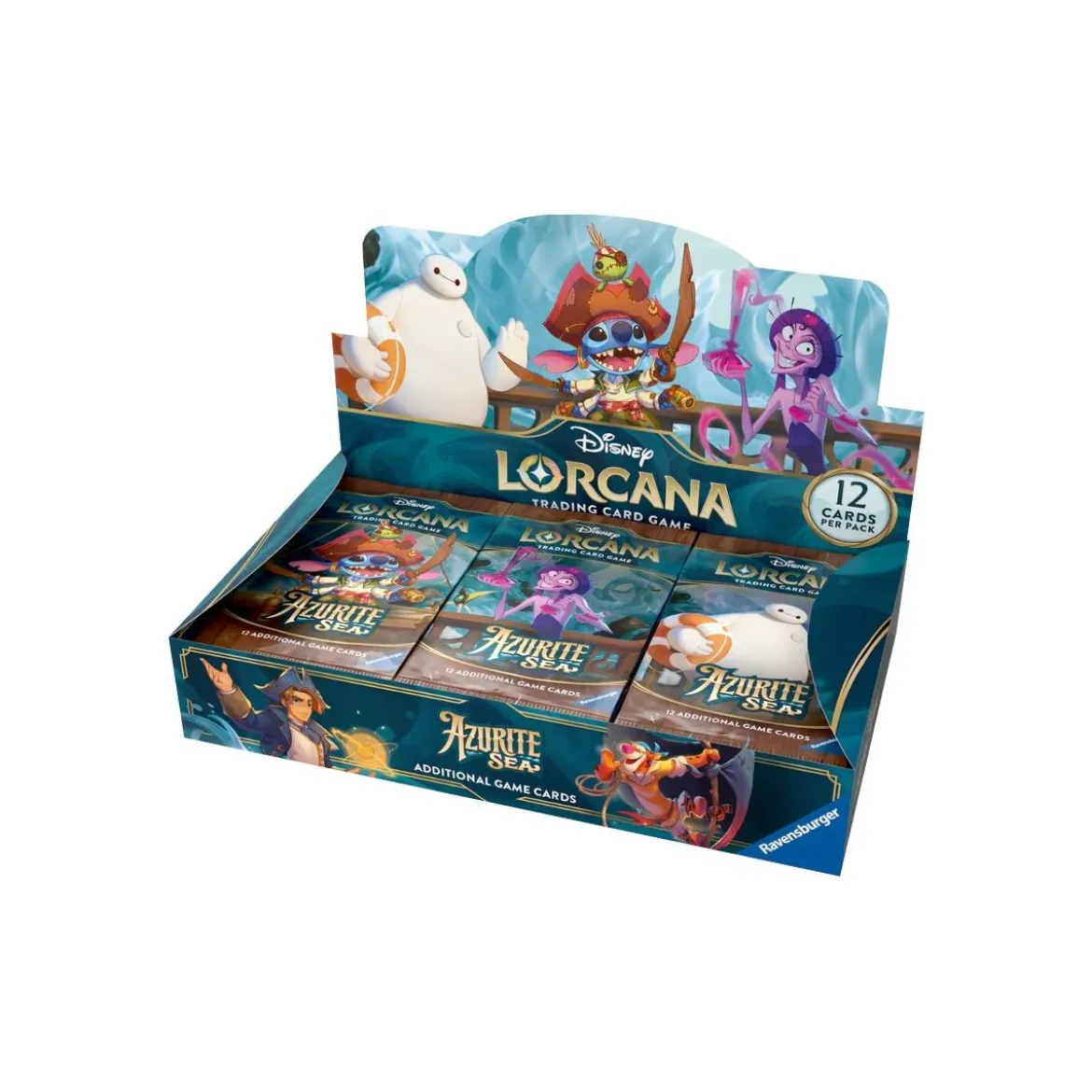 Disney Lorcana: Azurite Sea - Display mit 24 Booster Packs (englisch)