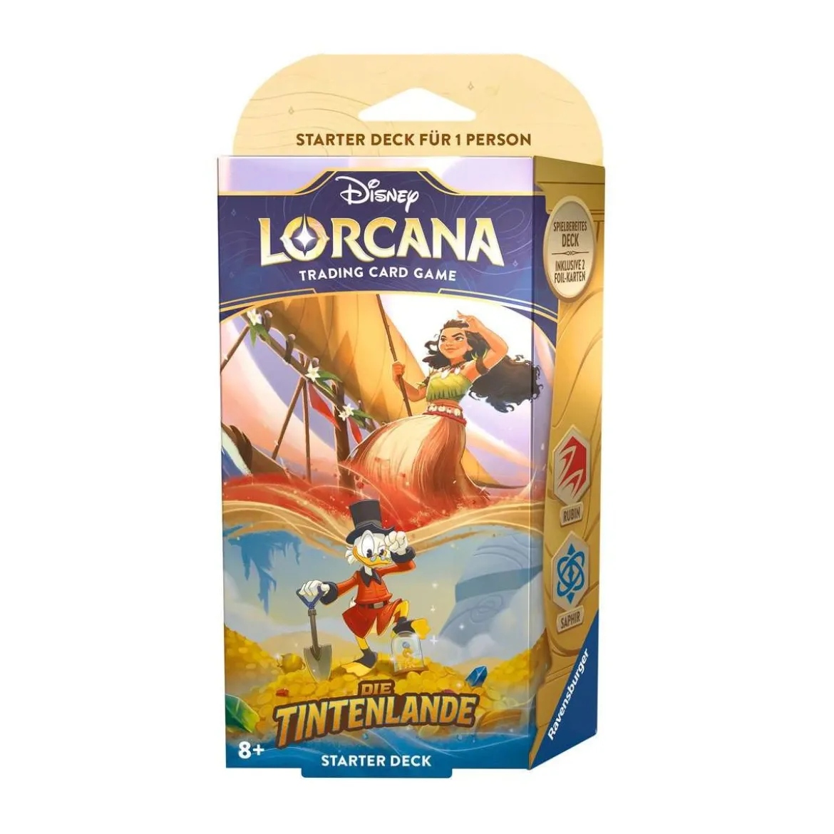 Disney Lorcana: Die Tintenlande - Starter Deck Rubin und Saphir (deutsch)