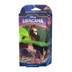 Disney Lorcana: Himmelsleuchten - Starter Deck Smaragd und Stahl (deutsch)